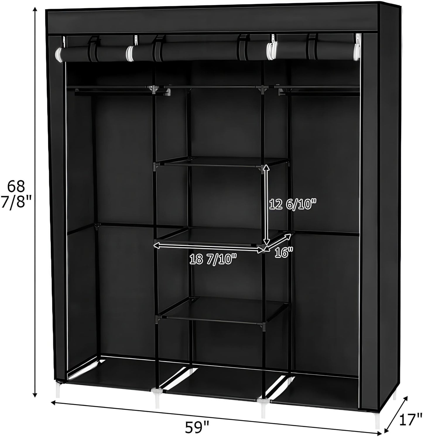 Organizador De Closet En Tela Grande