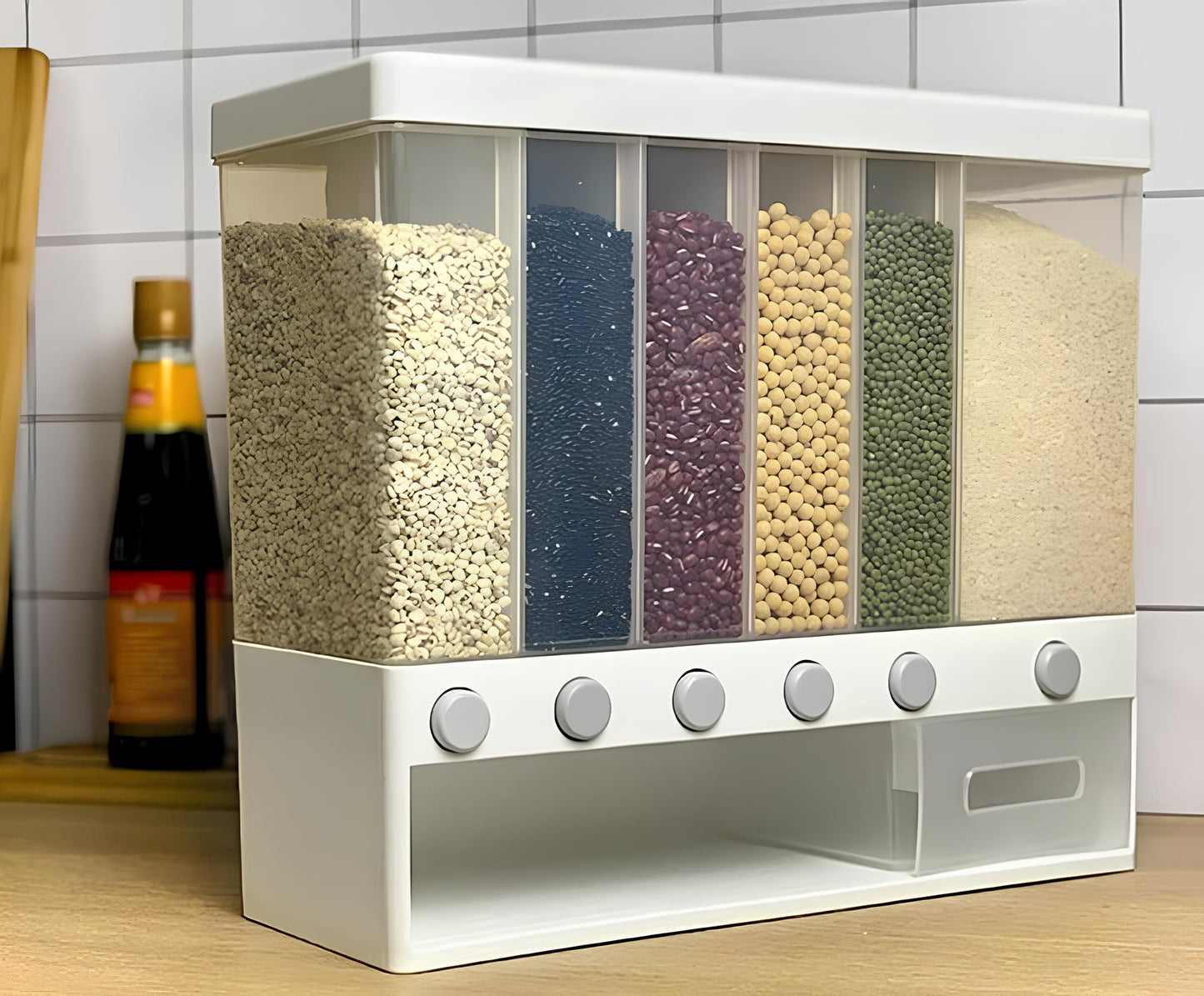 Dispensador de Alimentos Secos 6 en 1
