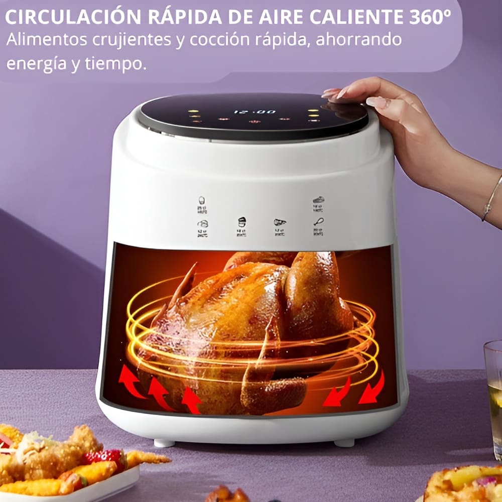Freidora De Aire Digital De 8 Litros