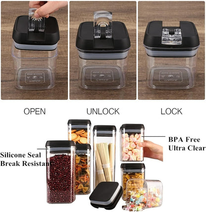 Set de Dispensadores Herméticos para Cocina (7 Piezas)