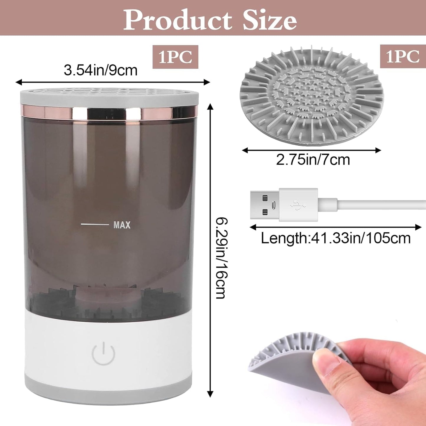 GlowBrush Cleaner / Limpiador de Brochas